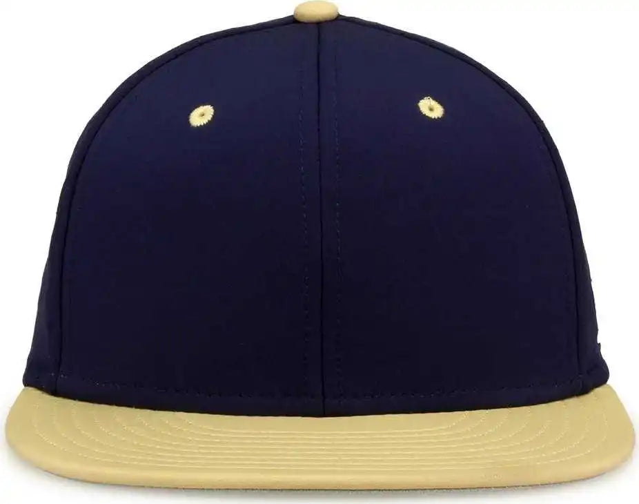 The Game Gb998 Perforated Gamechanger Cap Navy Vegas Gold / 6 1/2’’ 3/4’’