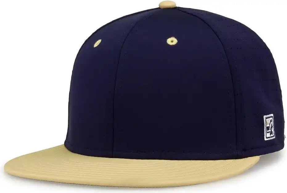 The Game Gb998 Perforated Gamechanger Cap Navy Vegas Gold