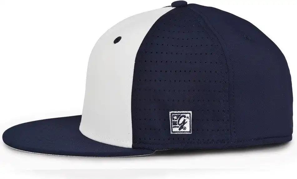 The Game Gb998 Perforated Gamechanger Cap Navy White