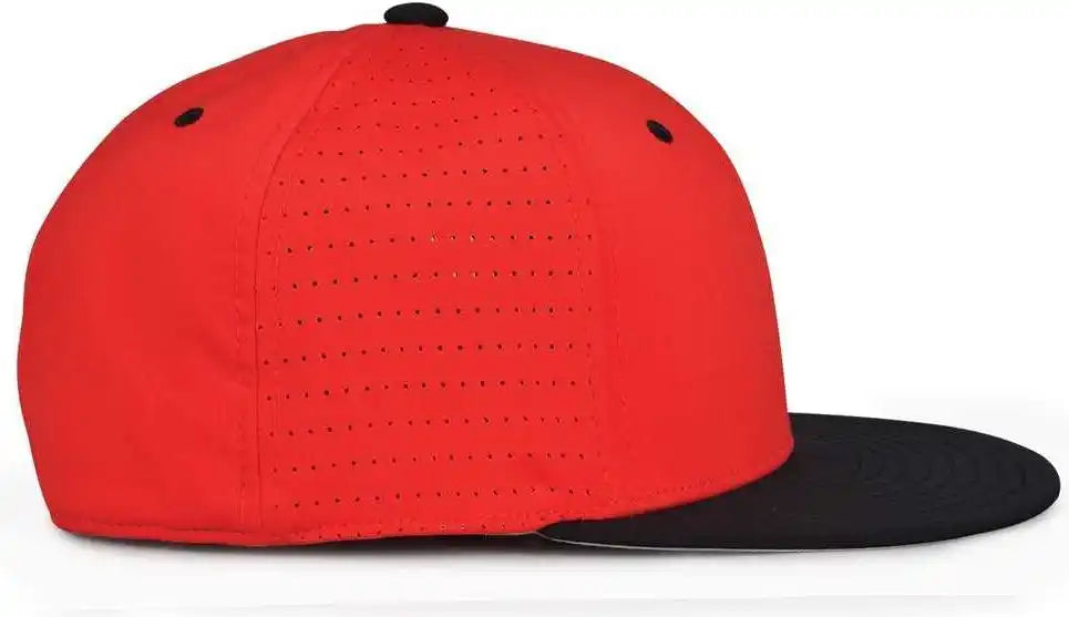 The Game Gb998 Perforated Gamechanger Cap Red Black