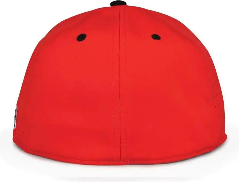 The Game Gb998 Perforated Gamechanger Cap Red Black