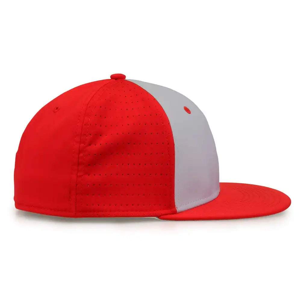 The Game Gb998 Perforated Gamechanger Cap Red Gray