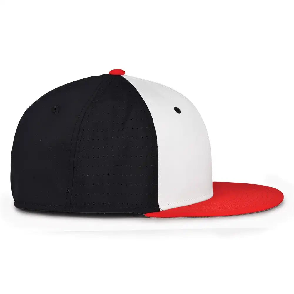 The Game Gb998 Perforated Gamechanger Cap White Black Red