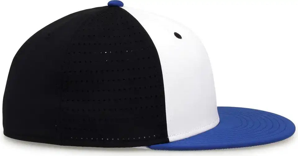 The Game Gb998 Perforated Gamechanger Cap White Black Royal