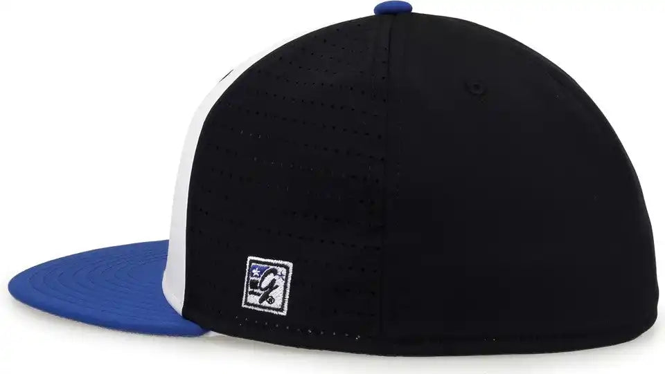 The Game Gb998 Perforated Gamechanger Cap White Black Royal