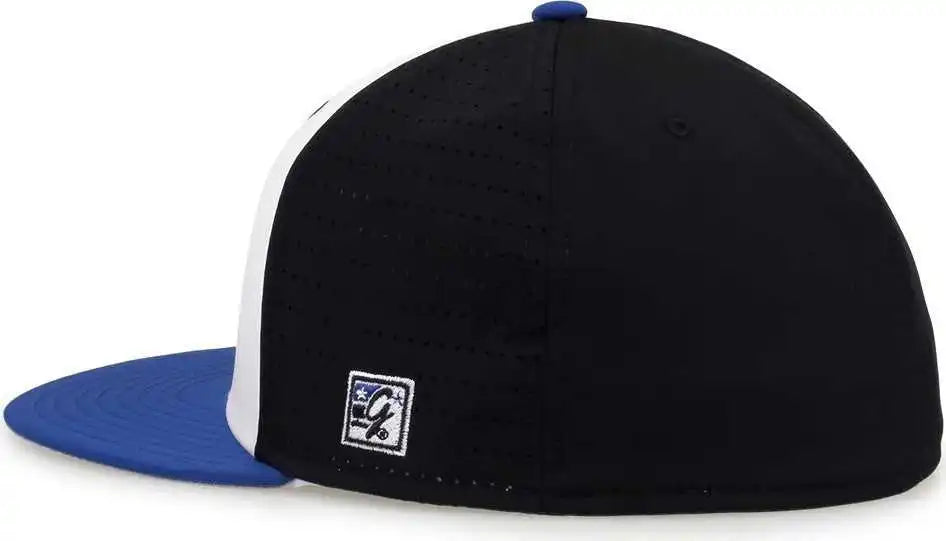 The Game Gb998 Perforated Gamechanger Cap White Black Royal