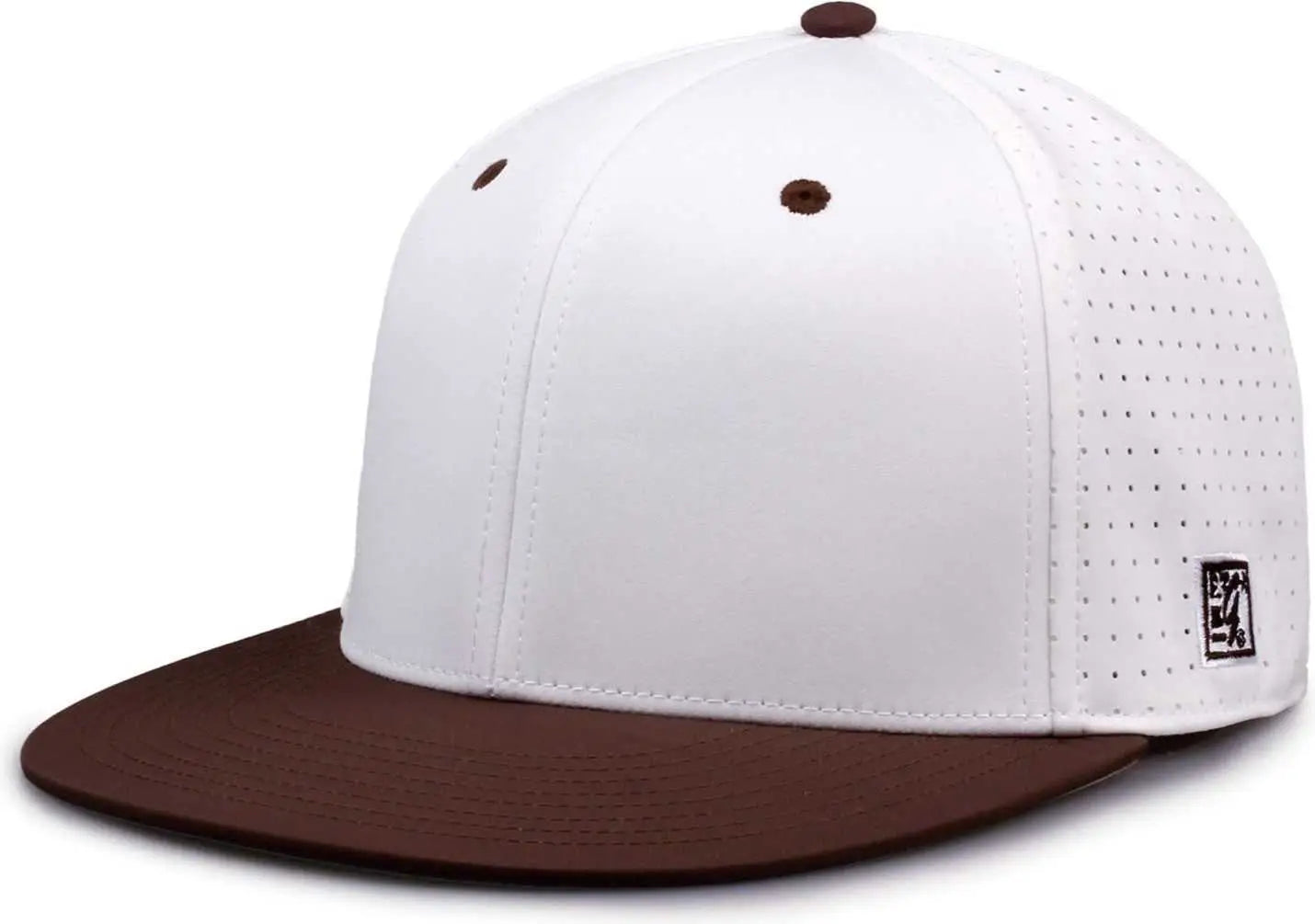 The Game Gb998 Perforated Gamechanger Cap - White Brown
