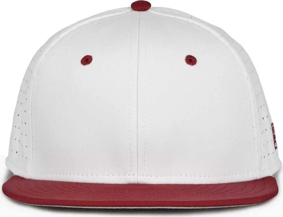 The Game Gb998 Perforated Gamechanger Cap - White Cardinal - 6 1/2’’ - 3/4’’