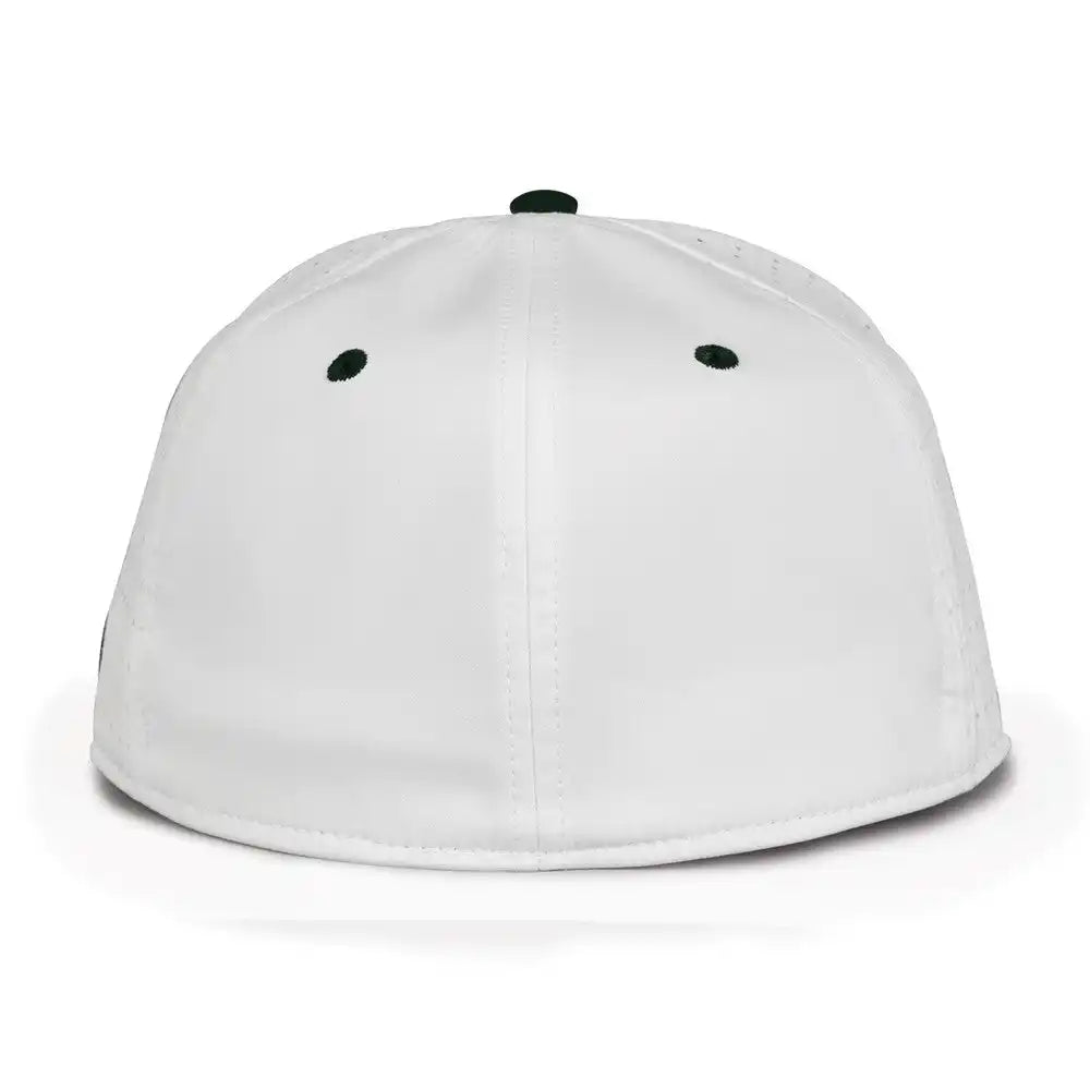 The Game Gb998 Perforated Gamechanger Cap White Dark Green