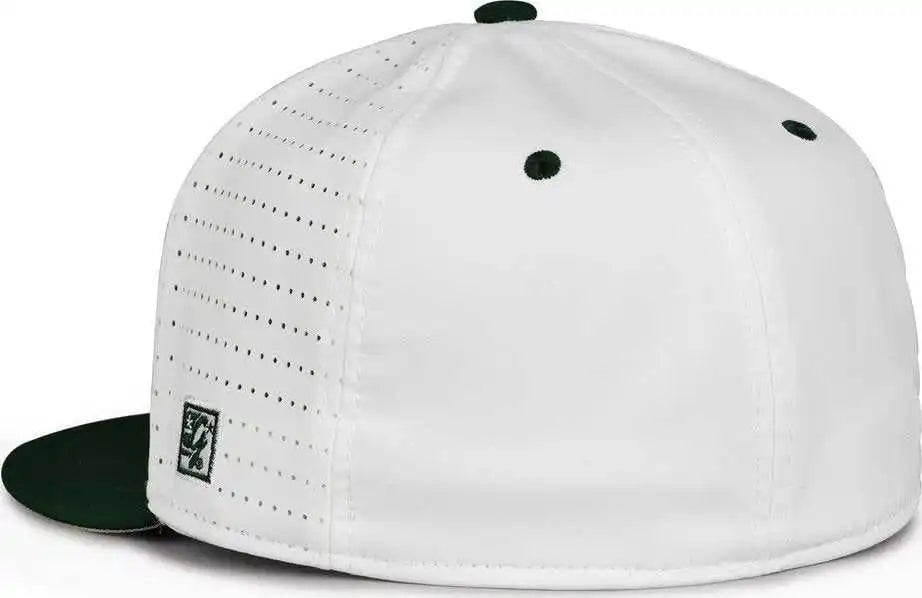 The Game Gb998 Perforated Gamechanger Cap White Dark Green