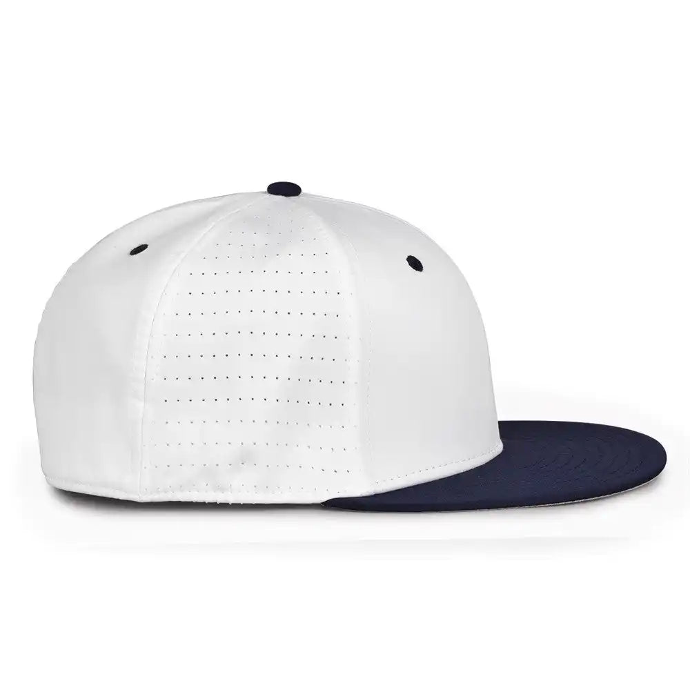 The Game Gb998 Perforated Gamechanger Cap White Navy
