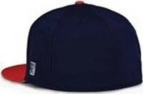 The Game Gb998 Perforated Gamechanger Cap White Navy Red