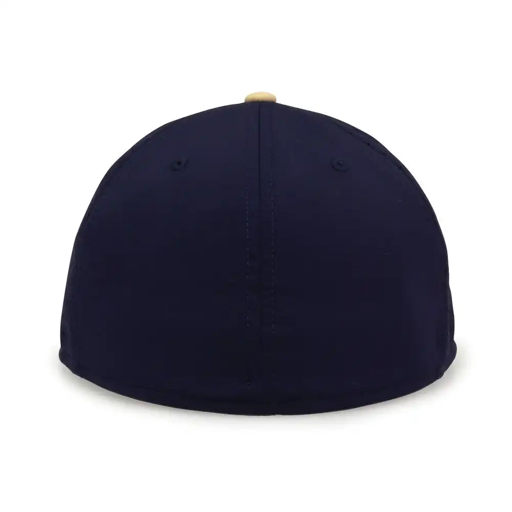 The Game Gb998 Perforated Gamechanger Cap White Navy Vegas Gold