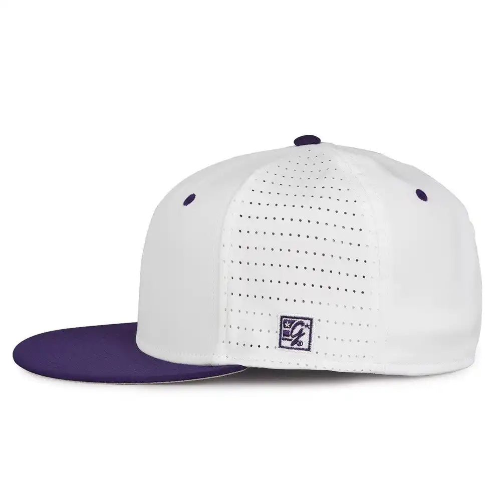 The Game Gb998 Perforated Gamechanger Cap White Purple