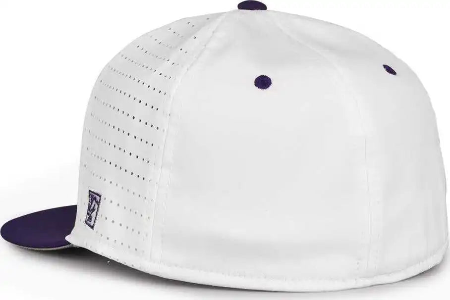 The Game Gb998 Perforated Gamechanger Cap White Purple
