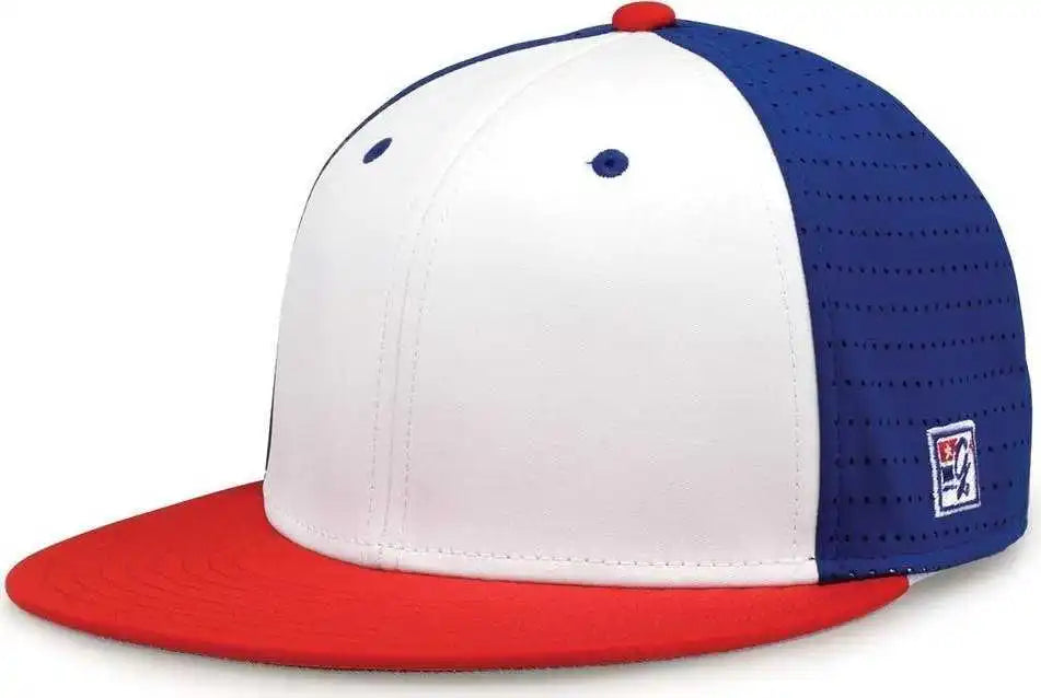 The Game Gb998 Perforated Gamechanger Cap White Royal Red / 6 1/2’’ 3/4’’