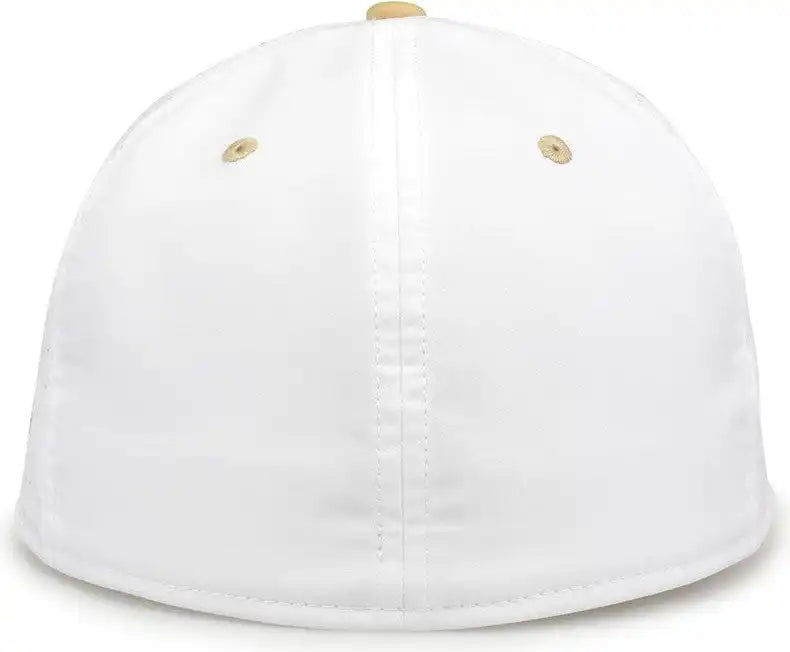 The Game Gb998 Perforated Gamechanger Cap White Vegas Gold