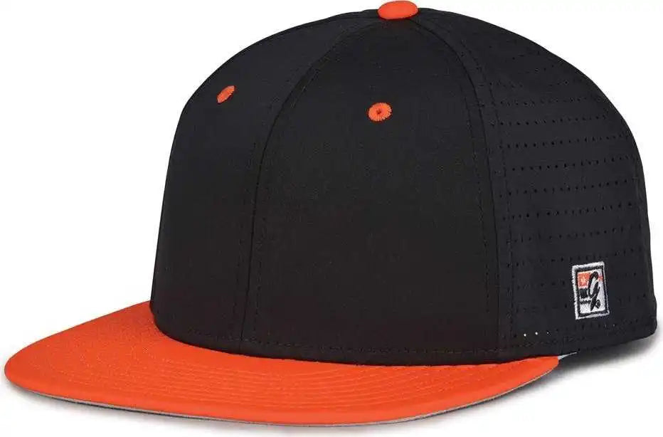 The Game Gb999 Low Pro Perforated Gamechanger Cap Black Orange / 6 1/2’’ 3/4’’