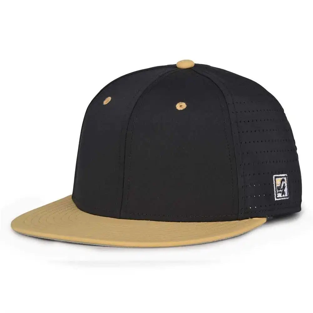 The Game Gb999 Low Pro Perforated Gamechanger Cap Black Vegas Gold