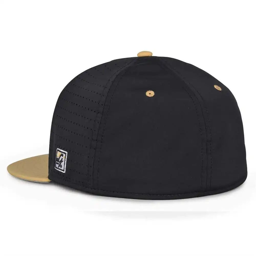 The Game Gb999 Low Pro Perforated Gamechanger Cap Black Vegas Gold
