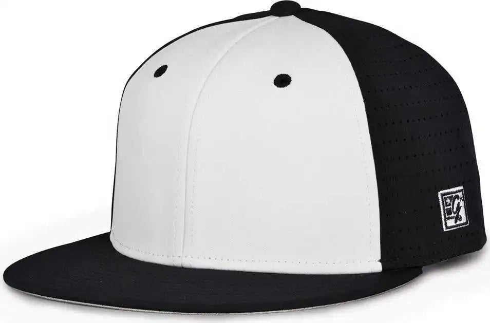 The Game Gb999 Low Pro Perforated Gamechanger Cap - Black White - 6 1/2’’ - 3/4’’