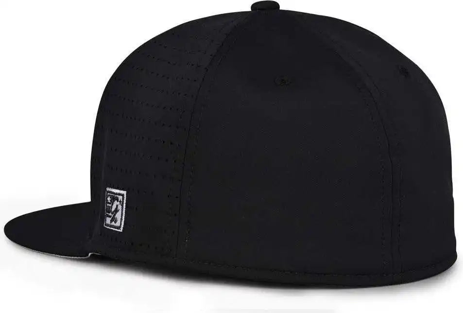 The Game Gb999 Low Pro Perforated Gamechanger Cap - Black White - 6 1/2’’ - 3/4’’