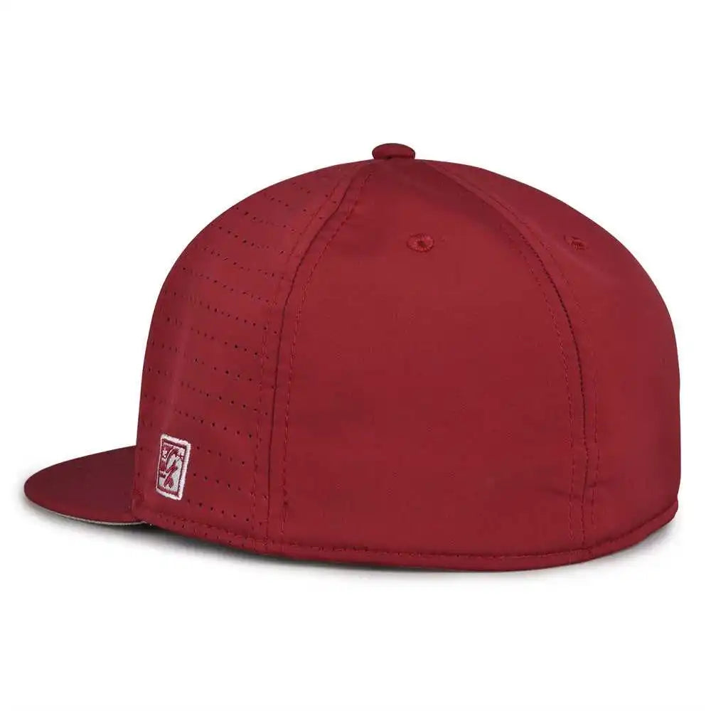The Game Gb999 Low Pro Perforated Gamechanger Cap - Cardinal - 6 1/2’’ - 3/4’’