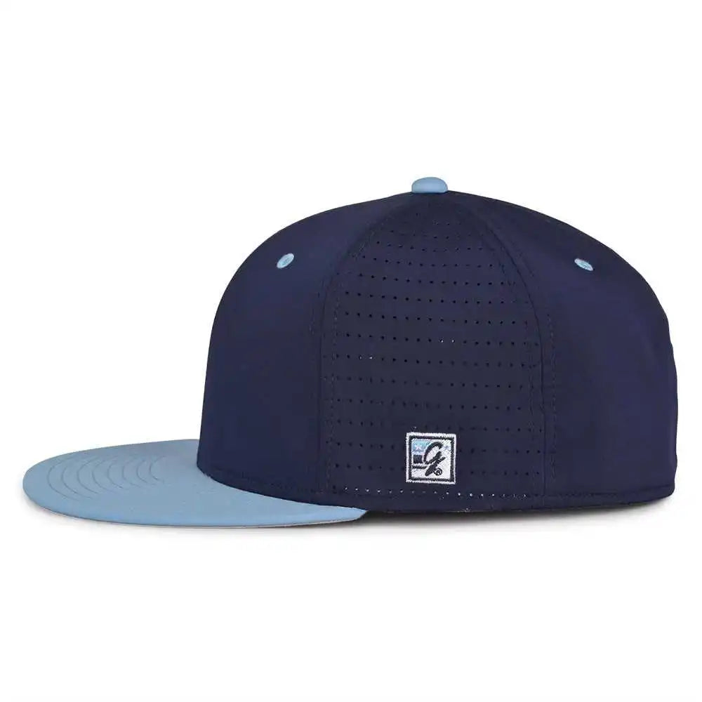 The Game Gb999 Low Pro Perforated Gamechanger Cap Navy Columbia Blue