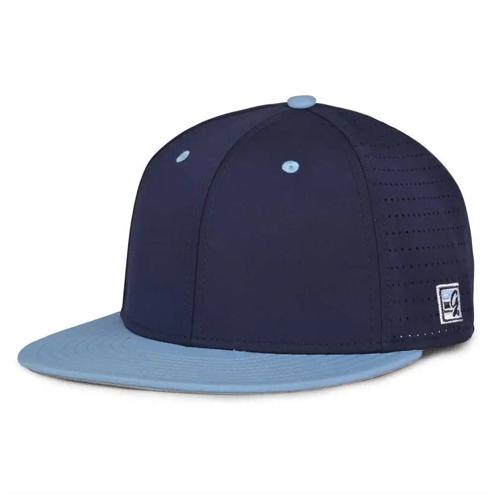 The Game Gb999 Low Pro Perforated Gamechanger Cap Navy Columbia Blue