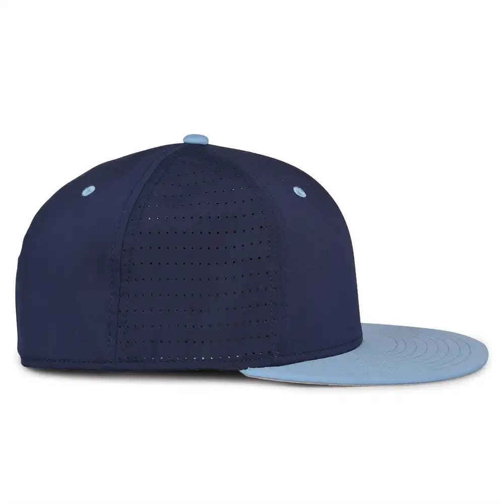 The Game Gb999 Low Pro Perforated Gamechanger Cap Navy Columbia Blue