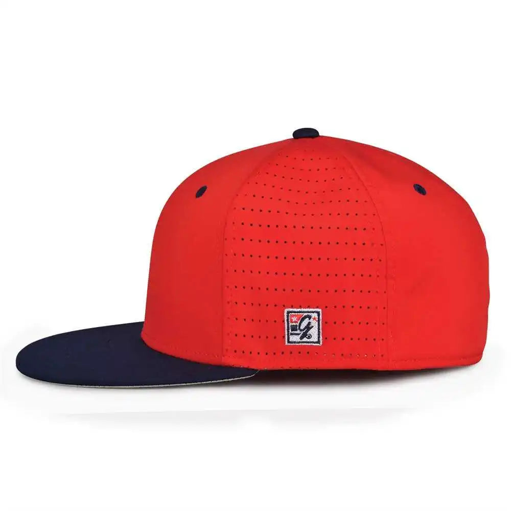 The Game Gb999 Low Pro Perforated Gamechanger Cap Red Navy