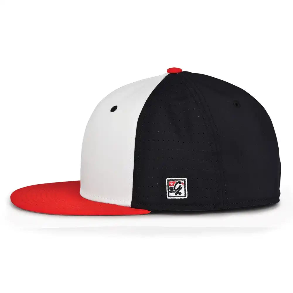 The Game Gb999 Low Pro Perforated Gamechanger Cap White Black Red