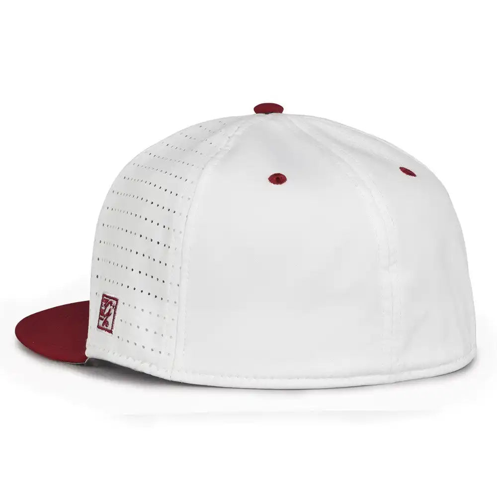 The Game Gb999 Low Pro Perforated Gamechanger Cap White Cardinal