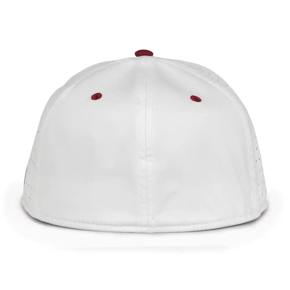 The Game Gb999 Low Pro Perforated Gamechanger Cap White Cardinal