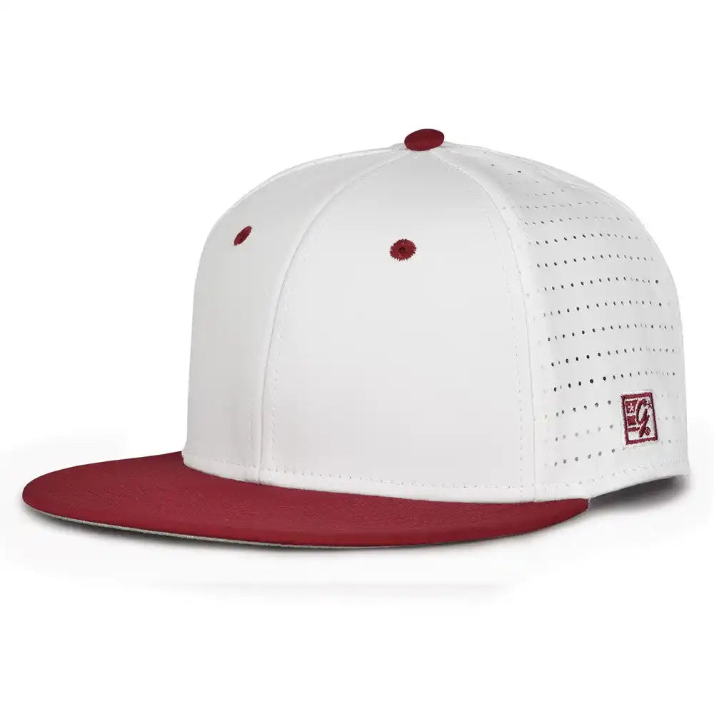 The Game Gb999 Low Pro Perforated Gamechanger Cap White Cardinal