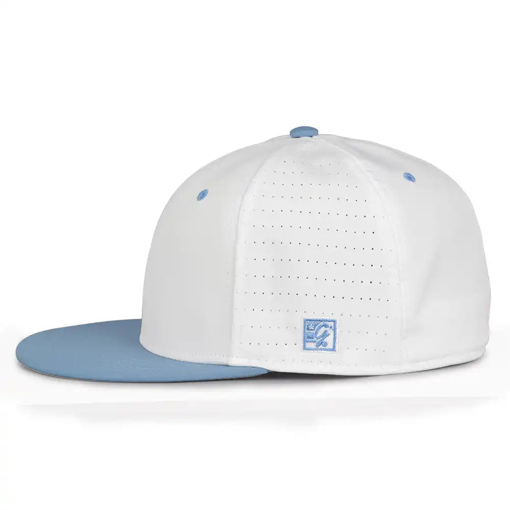 The Game Gb999 Low Pro Perforated Gamechanger Cap White Columbia Blue