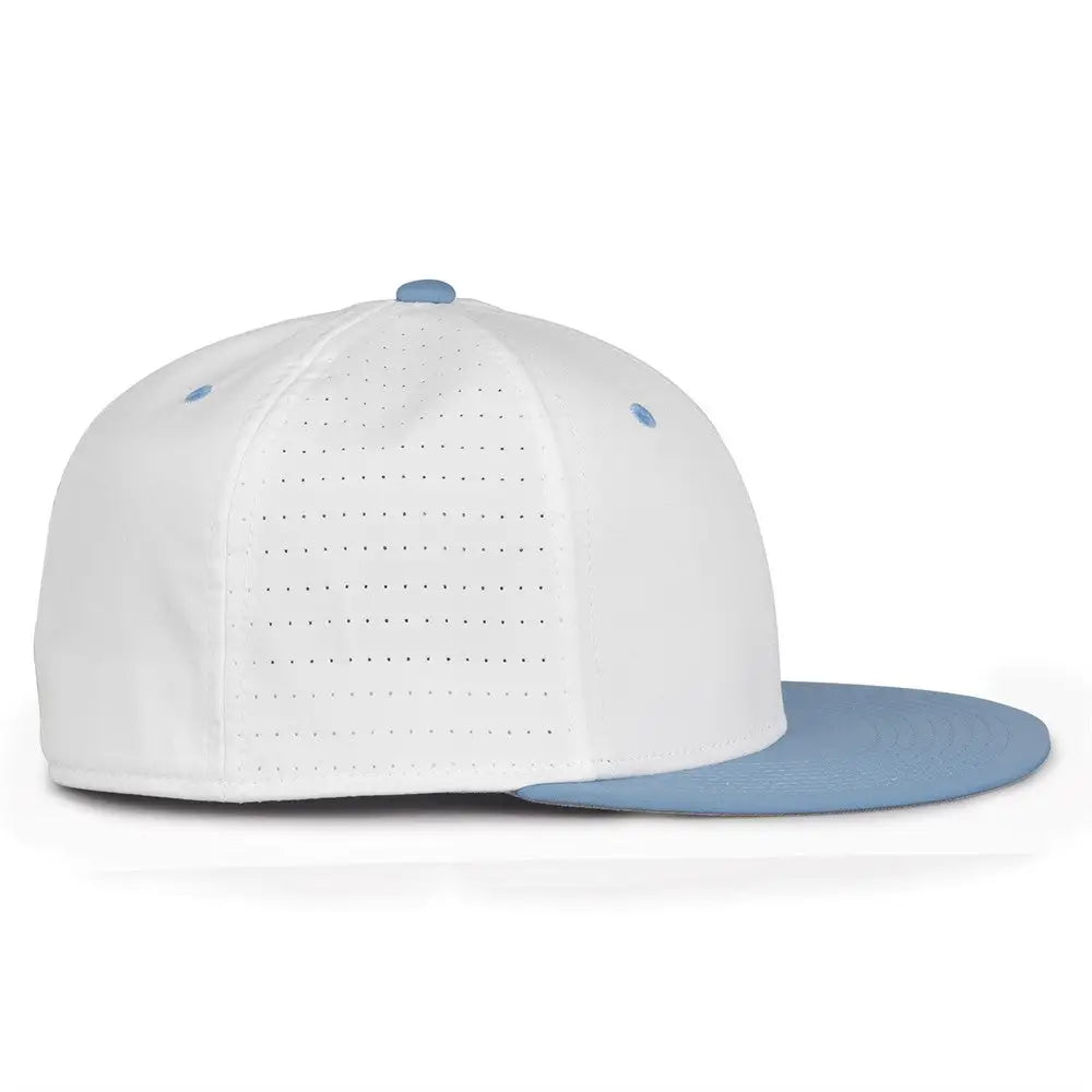 The Game Gb999 Low Pro Perforated Gamechanger Cap - White Columbia Blue