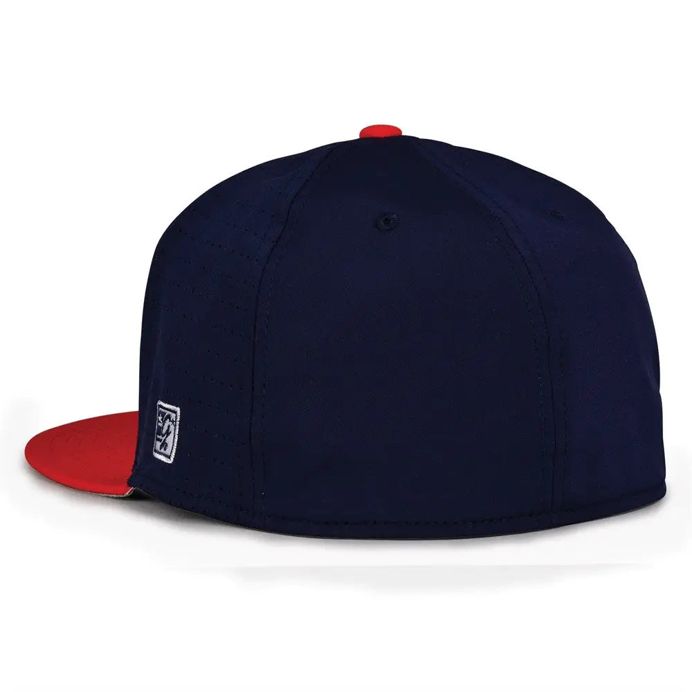 The Game Gb999 Low Pro Perforated Gamechanger Cap - White Navy Red - 6 1/2’’ - 3/4’’