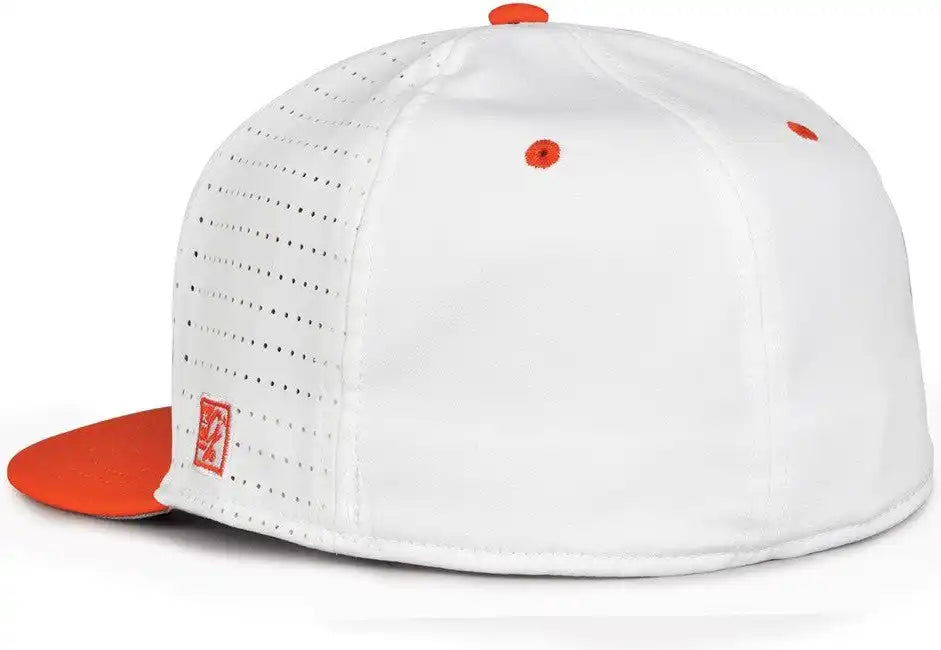 The Game Gb999 Low Pro Perforated Gamechanger Cap White Orange