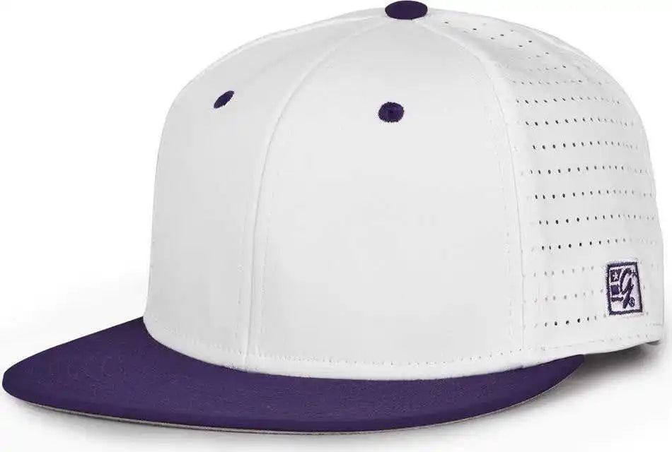 The Game Gb999 Low Pro Perforated Gamechanger Cap White Purple / 6 1/2’’ 3/4’’