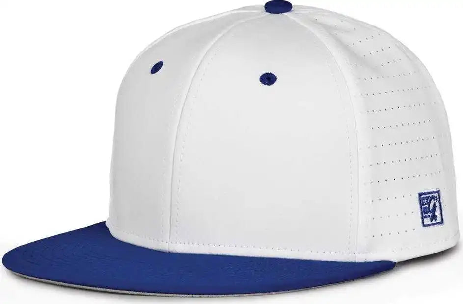 The Game Gb999 Low Pro Perforated Gamechanger Cap White Royal / 6 1/2’’ 3/4’’