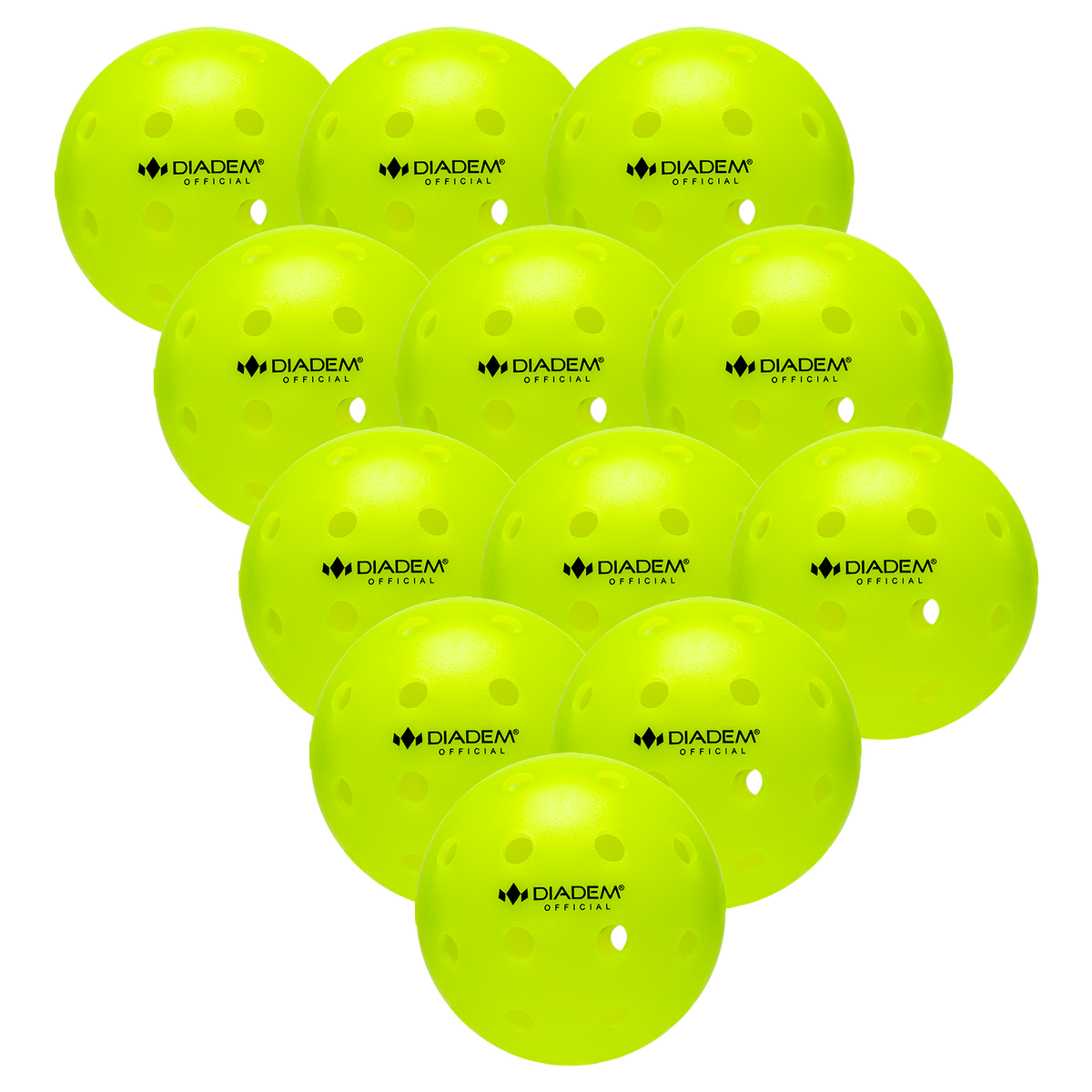 The Official Pickleball Pickleballs - 12 / Neon