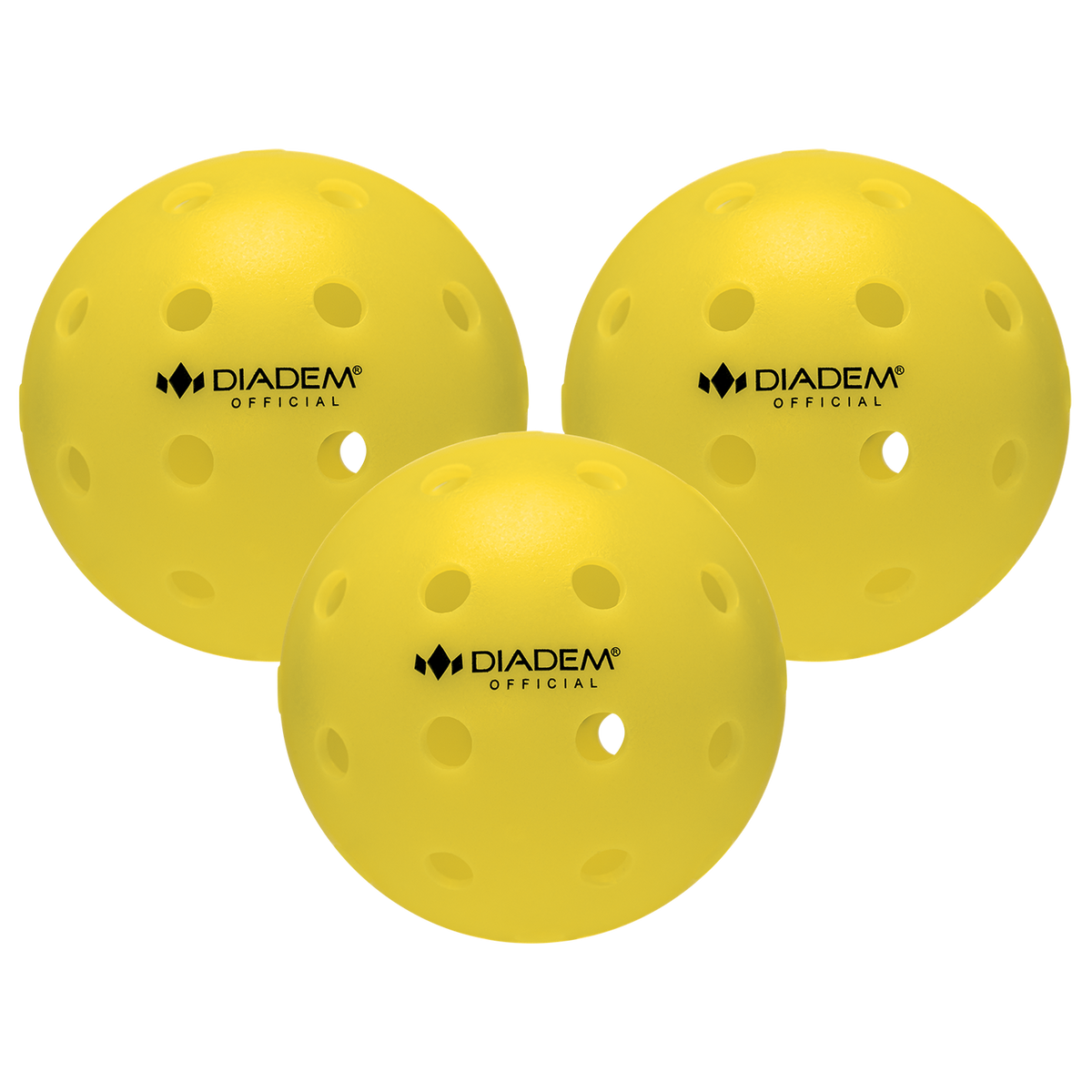 The Official Pickleball Pickleballs - 3 / Yellow