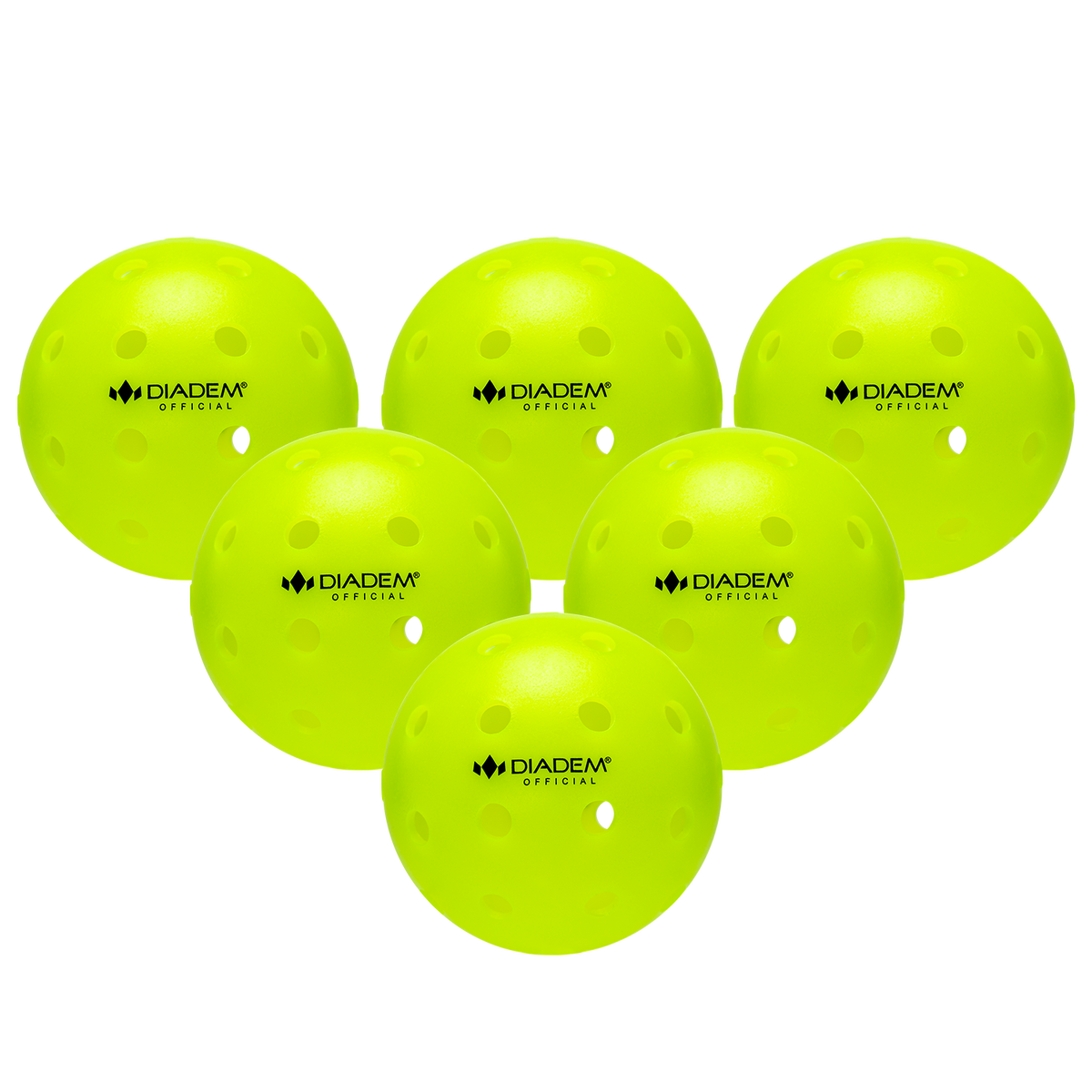 The Official Pickleball Pickleballs - 6 / Neon