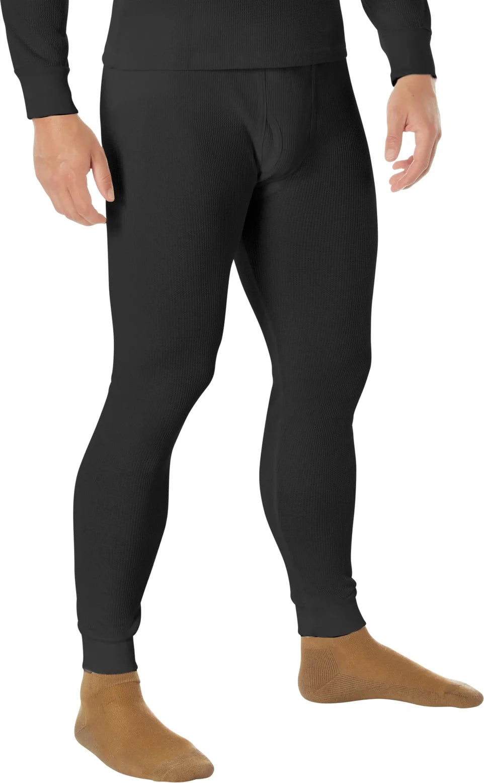 Thermal Knit Underwear Bottoms - Black / s