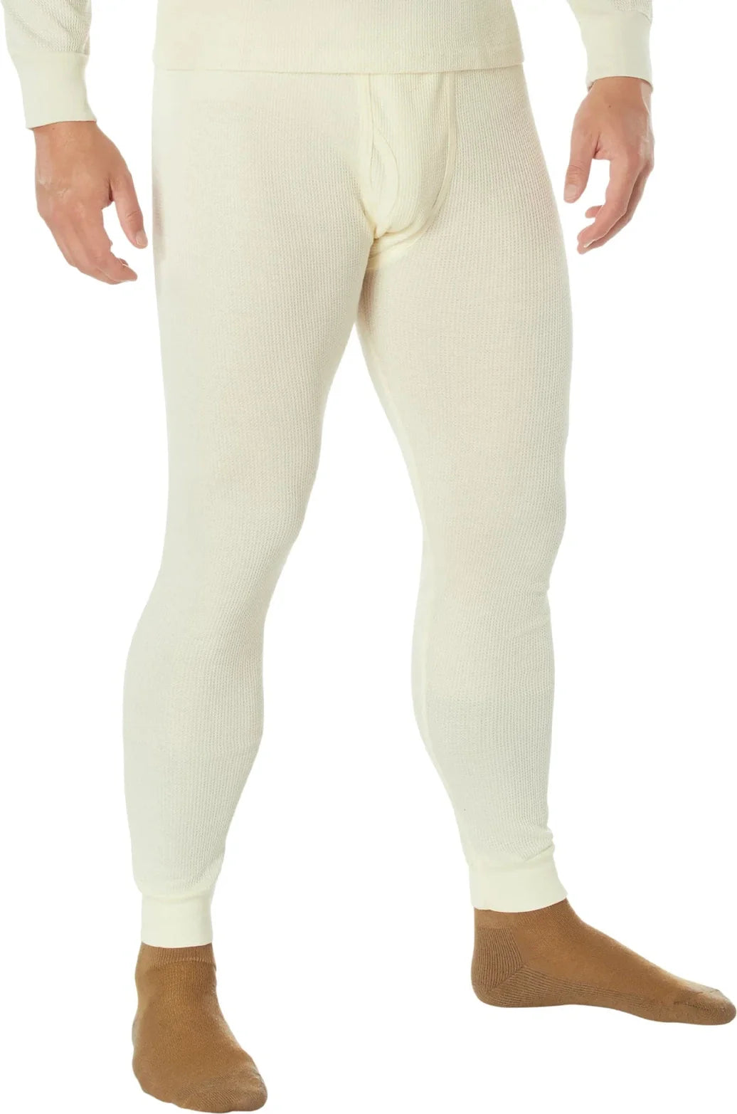 Thermal Knit Underwear Bottoms - Natural / s