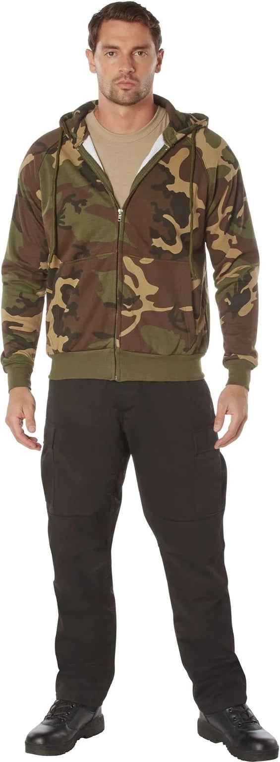 Thermal Lined Full-zip Hoodie