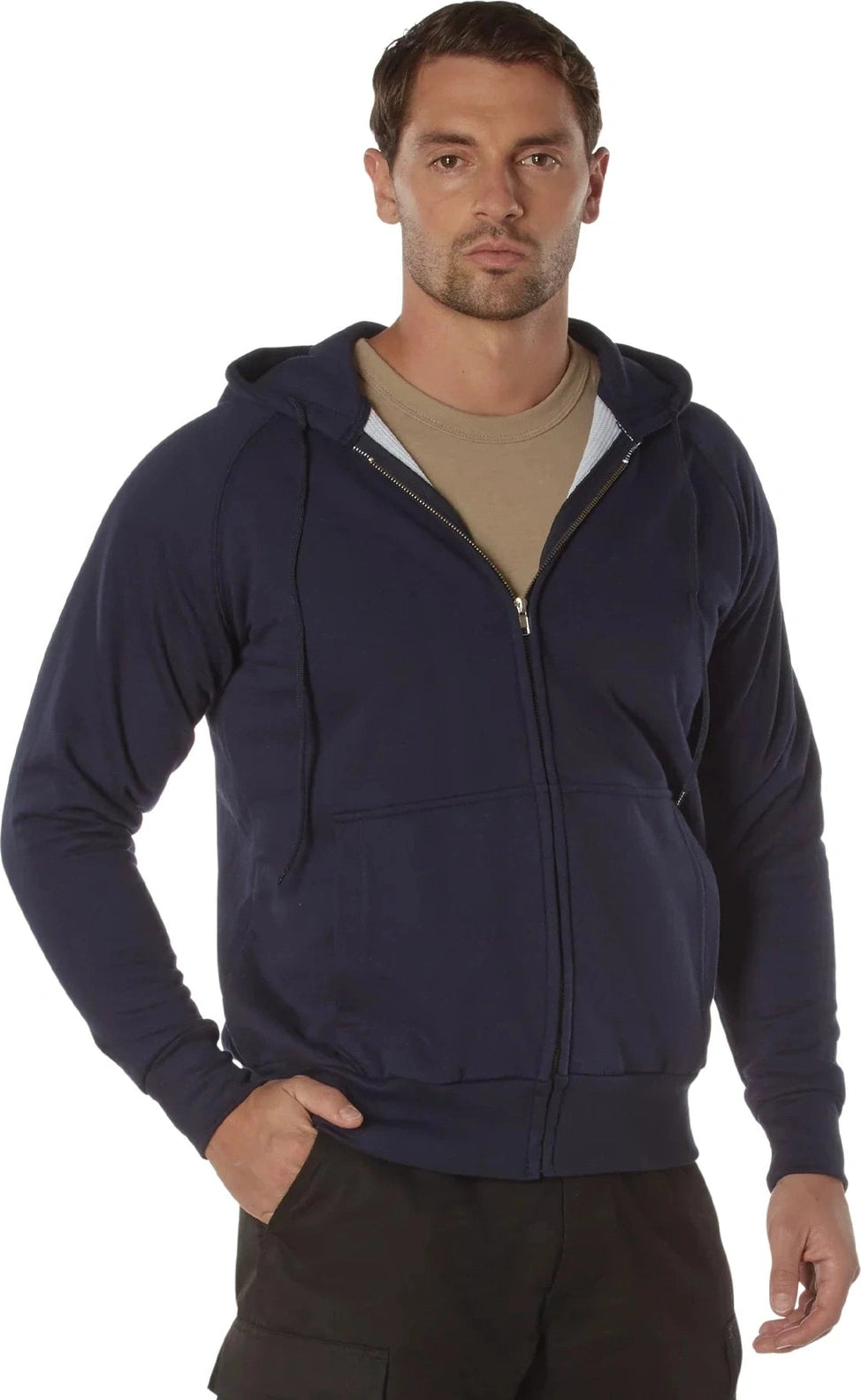 Thermal Lined Full-zip Hoodie