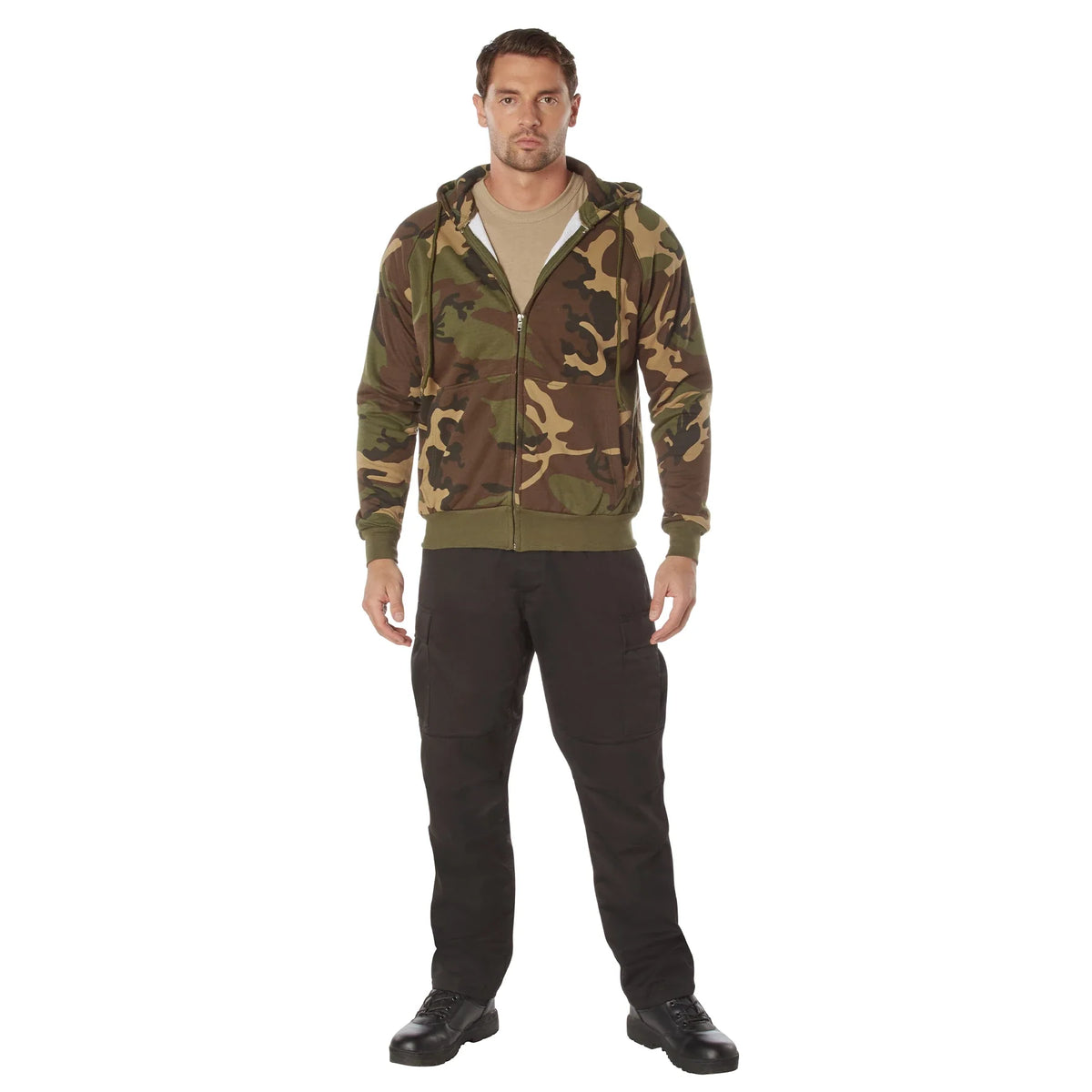 Thermal Lined Full-zip Hoodie