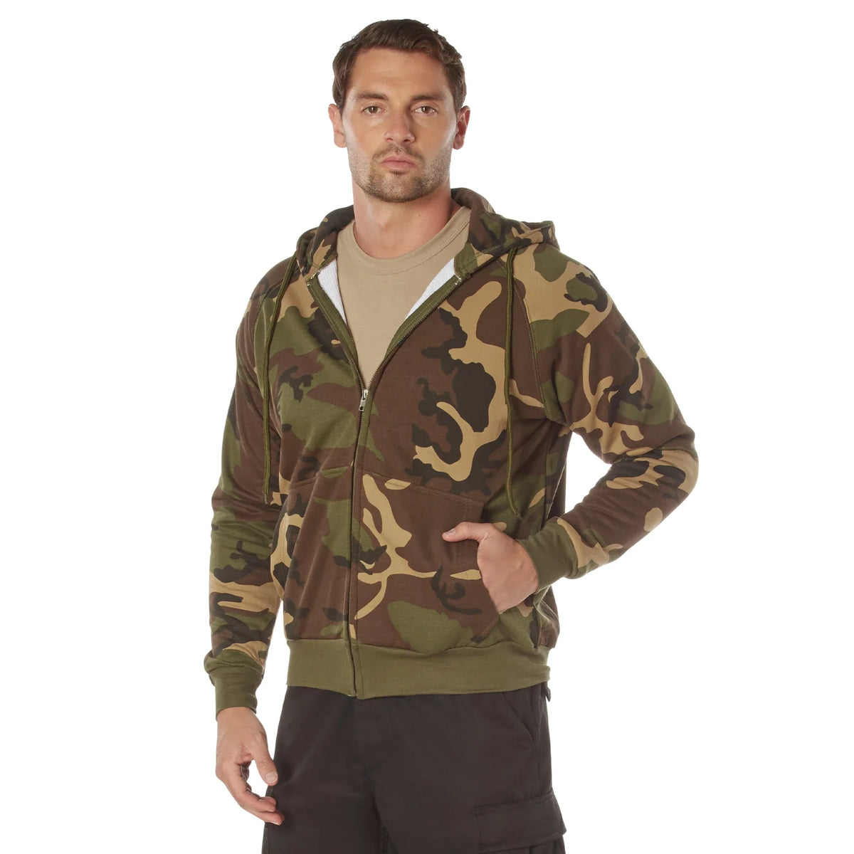 Thermal Lined Full-zip Hoodie